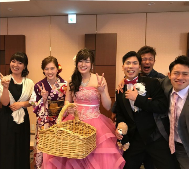 大堀彩の姉の結婚披露宴