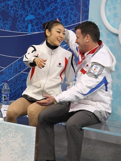 キムヨナとコーチ